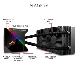 ASUS ROG RYUJIN II 240 OLED AIO CPU COOLER (3Y) 195553134736