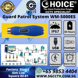 CHOICE Guard Tour WM-5000ES Touch IButton IP67 Pedometer