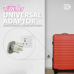 DAIYO DE229 SOUTH AFRICA TRAVELLER UNIVERSAL ADAPTER