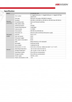 Hikvision PoE Switch DS-3E0510P-E/M PoE Switch office