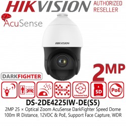 HIKVISION DS-2DE4225IW-DE(T5) 25X PTZ POE IP HD1080P 2MP