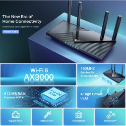 TPLINK ARCHER AX55 AX3000 WI-FI 6 ROUTER