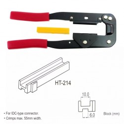 HANLONG HT-214 9 1/2" IDC CRIMPING TOOL