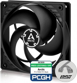 ARCTIC P12 PWM PST (Black)  Fan ACFAN00120A