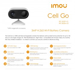 IMOU IPC-B32P-V2 CELL GO BATTERY OPERATED OUTDOOR CAMERA