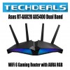 Asus RT-AX82U AX5400 Dual Band WiFi 6 Gaming Router w AURA