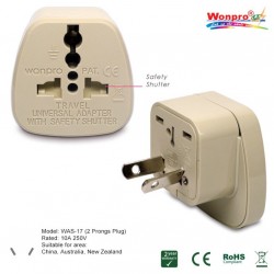 WONPRO WAS-17 AUSTRALIA TRAVEL ADAPTER