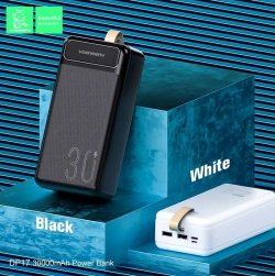 VDENMENV FAST CHARGE 30000MAH POWER BANK DP17 (WHITE COLOR)