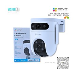 EZVIZ H9c Dual 2K (3MP+3MP) Dual-Lens Pan & Tilt Wi-Fi Camer