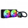 SILVERSTONE Duo Integrated Addressable RGB 120mm ARGB Fan wi