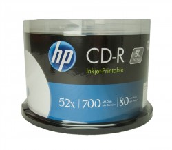 HP CD-R INKJET-PRINTABLE (50PCS/ROLL)