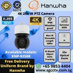 HANWHA NVR 32CH XRN-3220B2 64CH XRN-6420B2 32MP 80TB Storage