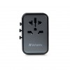 Verbatim UTA-09 GaN III Universal Travel Adapter 1 x USB-C P