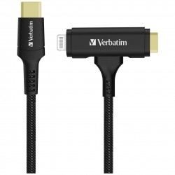 Verbatim USB-C & Lightning 2-in-1 Cable (120cm) VM66974