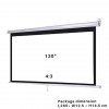 120" Manual Pull-Down Projector Screen – 4:3 (Pre-Order)