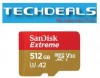 Sandisk SDSQXAV-512GB Extreme MicroSDXC R190M