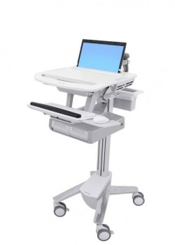 Ergotron SV44-12A2-5 StyleView Cart with LCD Arm, LiFe Power
