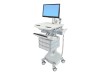 Ergotron SV44-1392-5 StyleView Cart with LCD Pivot, LiFe Pow