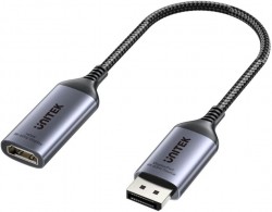 UNITEK V1611A 8K 60Hz DisplayPort to HDMI Female Adapter,  S