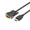 UNITEK V1185A 2M HDMI to VGA Adapter Cable,  Black,  UNITEK 