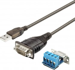 UNITEK Y-108 1.5m,  USB2.0 to Serial (DB9M) Converter