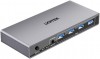 UNITEK V1310A USB 3.0 DP KVM Switch,  8K 60Hz,  Space Grey, 