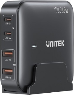 UNITEK P1229A 100W 4-in-1 Desktop GaN Charger (2*USB-C PD + 