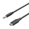 UNITEK C14117BK-1.8M 1.8M,  65W USB-C to DC4.5*3.0mm Chargin