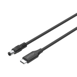 UNITEK C14119BK-1.8M 1.8M,  65W USB-C to DC5.5*1.7mm Chargin