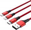 UNITEK C4049RD 3-in-1 (Type-C / Lightning / Micro) USB Charg