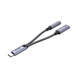 UNITEK M205A Type C to 3.5mm Headphone and 60W Charger Adapt