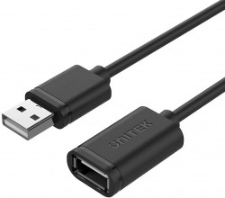 UNITEK Y-C418GBK 5M,  USB2.0 Type-A (M) to Type-A (F) Cable