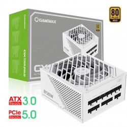 GameMax GX PRO 1250G WH White Edition, Full modular, 80PLUS 