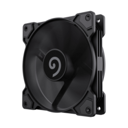 GameMax GMX-WFBK-PWM 12CM Black Fan,Black blade Shock absorp
