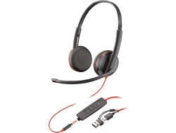 Poly 8X229AA Poly Blackwire 3225 Stereo USB-C Headset +3.5mm