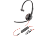Poly 8X227AA Poly Blackwire 3215 Monaural USB-C Headset +3.5