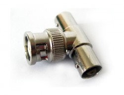 KRAMER AD-BM/2BFT ADAPTER BNC-M TO 2x BNC-F 'T'