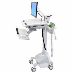 Ergotron SV42-6202-3 StyleView? Cart with LCD Arm, LiFe Powe
