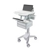 Ergotron SV43-1120-0 StyleView Laptop Cart, 2 Drawers