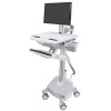 Ergotron SV44-1212-2 StyleView Cart with LCD Arm, LiFe Power
