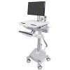Ergotron SV44-1242-3 StyleView Cart with LCD Arm, LiFe Power