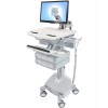 Ergotron SV44-1262-1 StyleView Cart with LCD Arm, LiFe Power