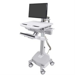 Ergotron SV44-1312-3 StyleView Cart with LCD Pivot, LiFe Pow