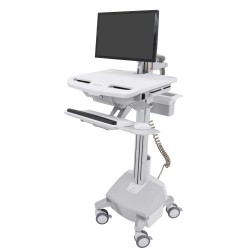 Ergotron SV44-1392-2 StyleView Cart with LCD Pivot, LiFe Pow