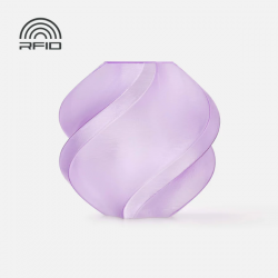 Bambu PETG Translucent - Translucent Purple - with Bambu Reu