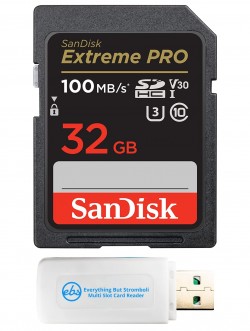 SanDisk Extreme Pro SDHC, SDXXO 32GB, U3, C10, V30, UHS-I, 1