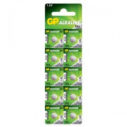 GP GPPBA192F005 Alkaline Cell 192 (Card of 10)  [LR41]
