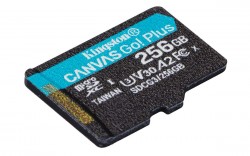 Kingston SDCG3/256GB  256GB Canvas Go Plus MicroSD R170MB/s,