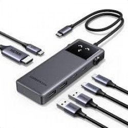 UGREEN CM888-35998 Uno 6 in 1 USB-C To HDMI @60hz+2*USB 3.2 
