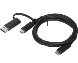 Lenovo Hybrid USB-C with USB-A Cable 4X90U90618